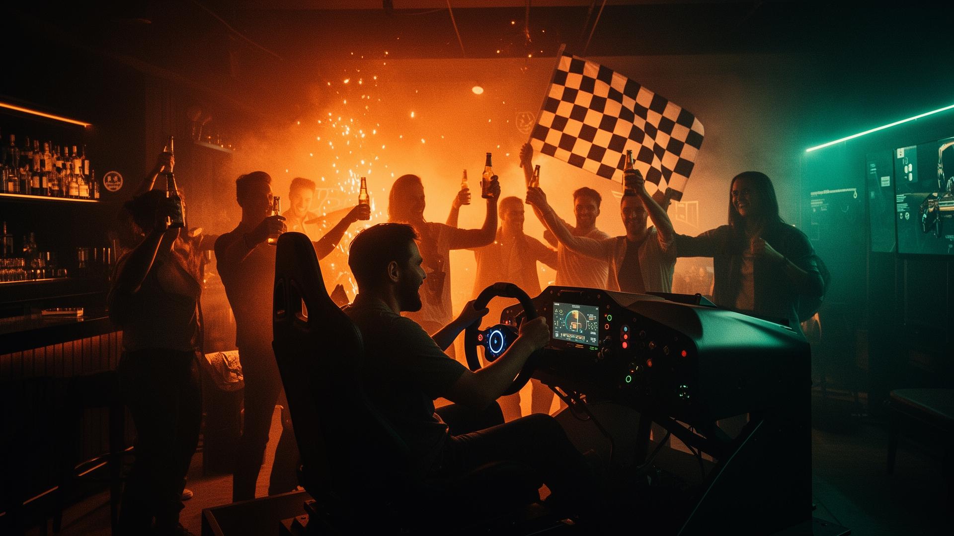 Junggesellenabschied JGA im Road Stop Racing Center Wuppertal
